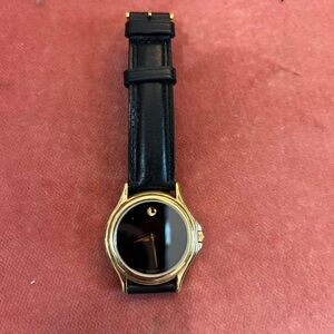 Minimalist Movado Gold and Black